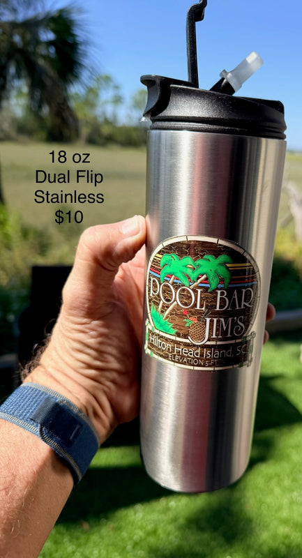 18 oz Dual Flip Tumbler